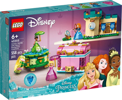 LEGO 43203 Disney Auroras, Meridas und Tianas Zauberwerke- Auzzi Store