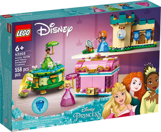 LEGO 43203 Disney Auroras, Meridas und Tianas Zauberwerke- Auzzi Store