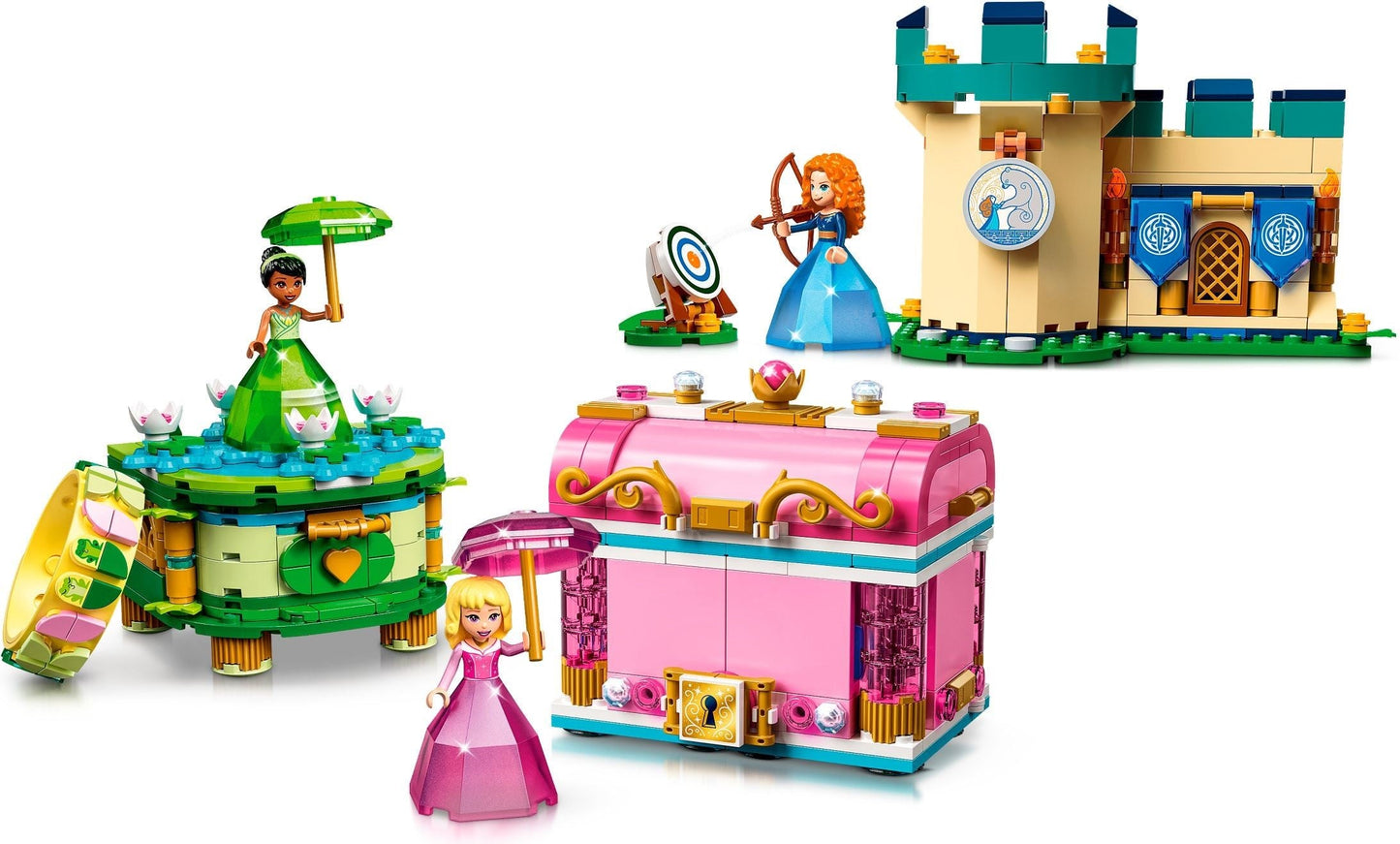 LEGO 43203 Disney Auroras, Meridas und Tianas Zauberwerke- Auzzi Store