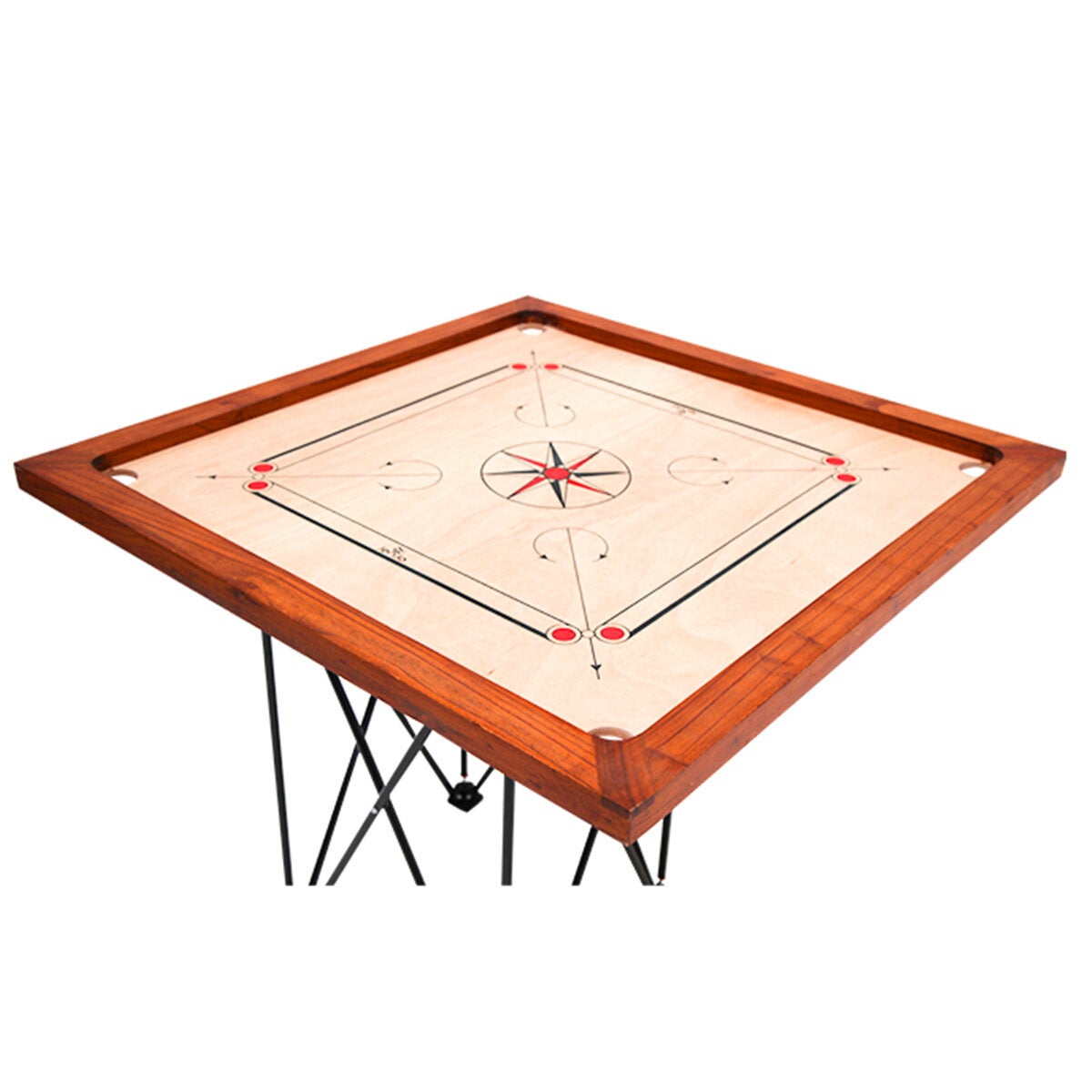 Jenjo Games Standard Carrom Board 840 x 840mm Plywood Tabletop Game — image 4
