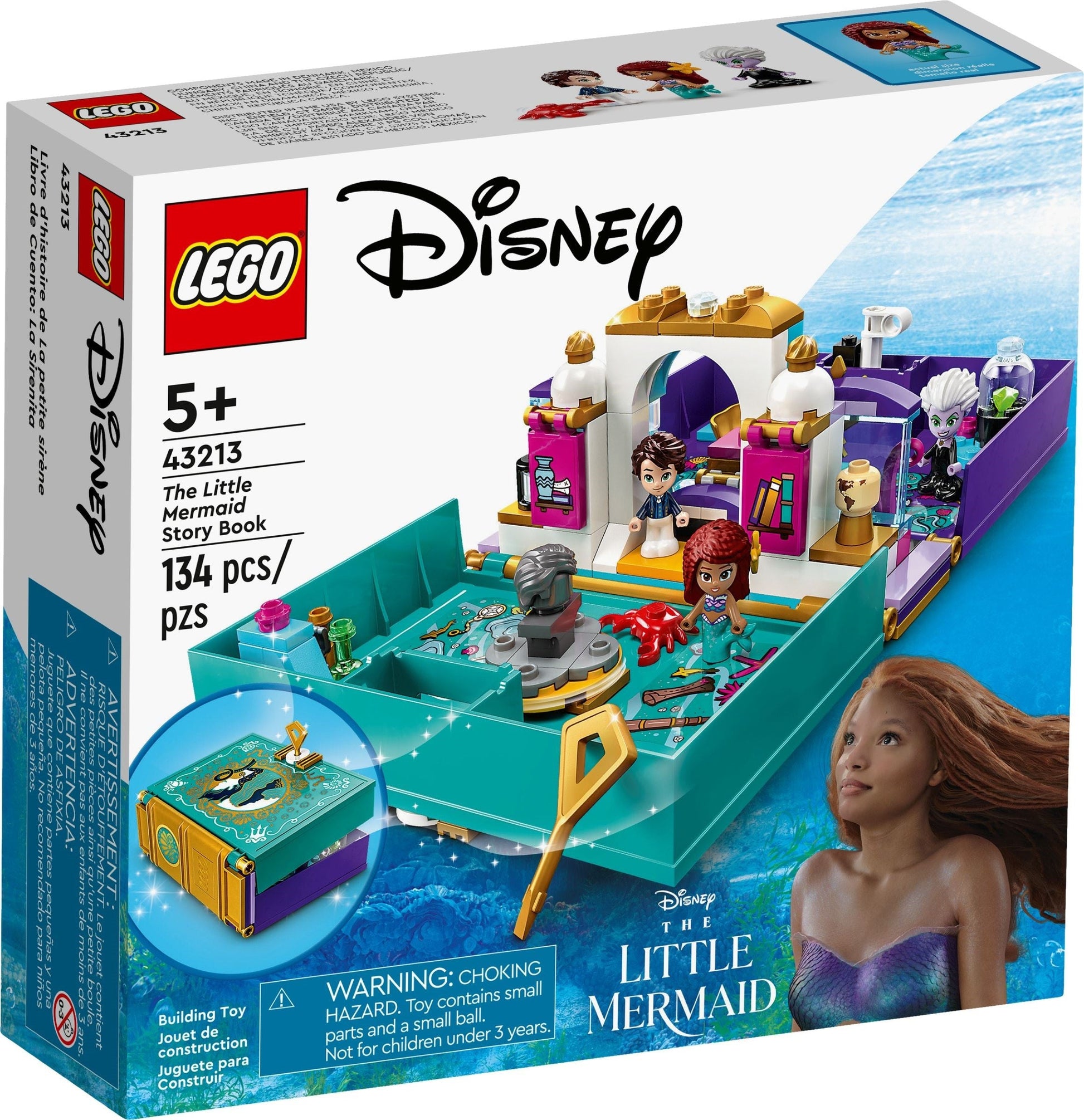 LEGO Disney Series 43213 The Little Mermaid Story Book- Auzzi Store