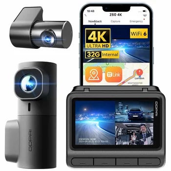 DDPAI Z603CHN Three Channel Dashcam, 4K Recording with 32GB Internal Storage — image 8