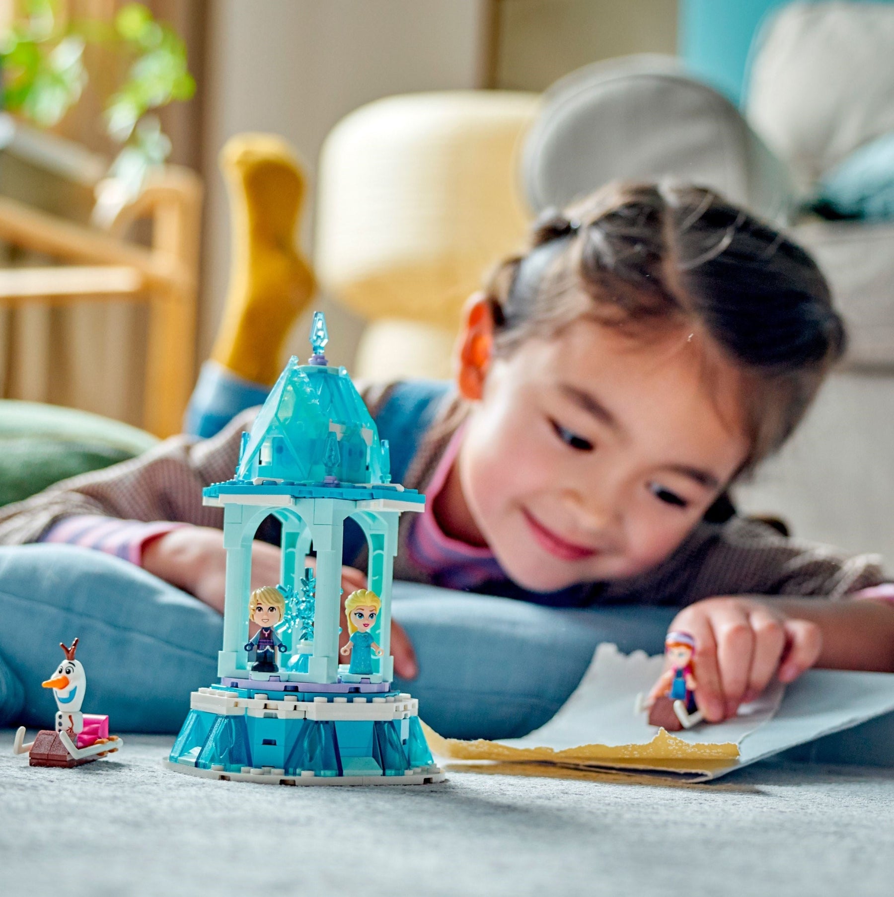 LEGO Disney 43217 Anna and Elsa's Magical Carousel - SuperSaverAU - view 6