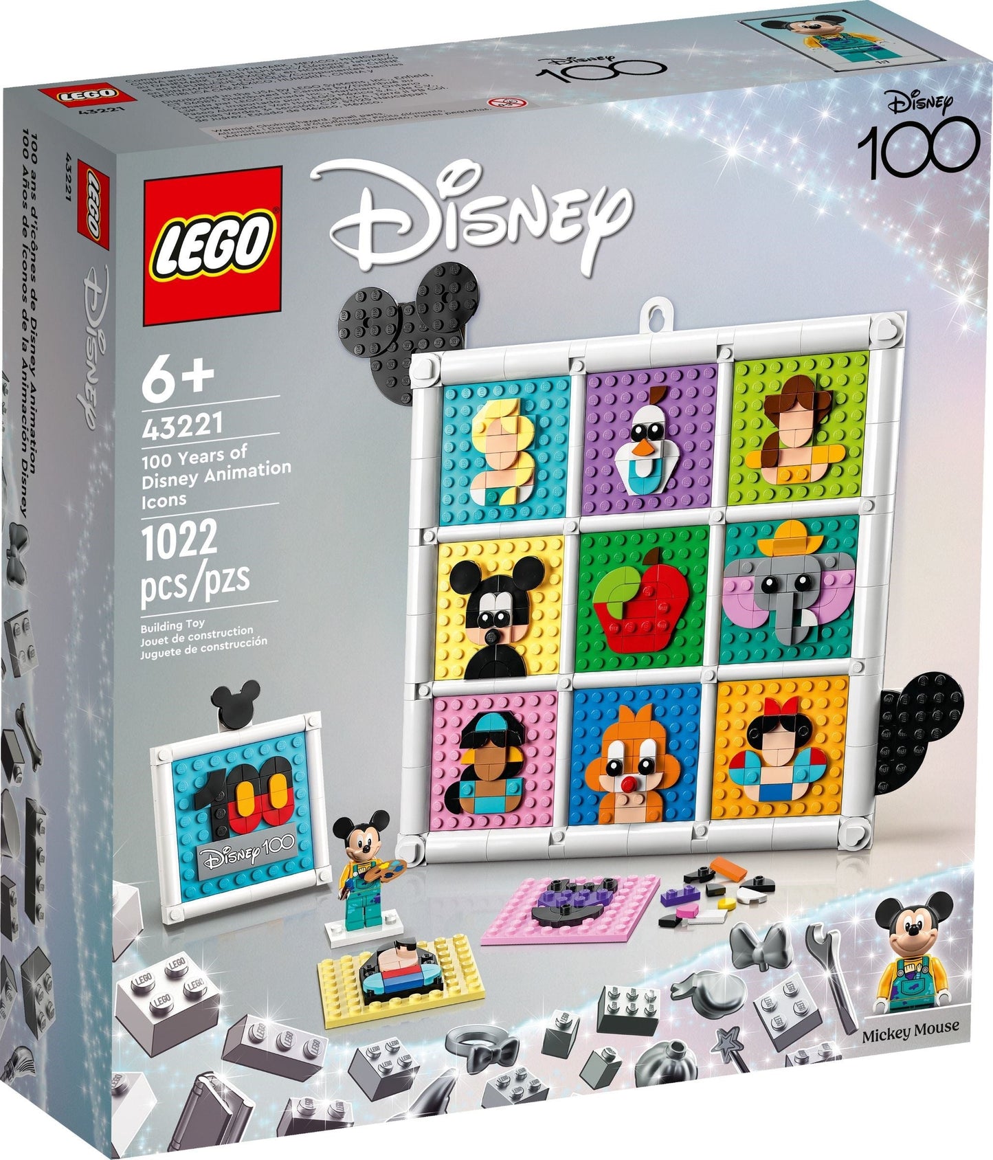 LEGO Disney Series 43221 100 Years of Disney Animation Icons- Auzzi Store