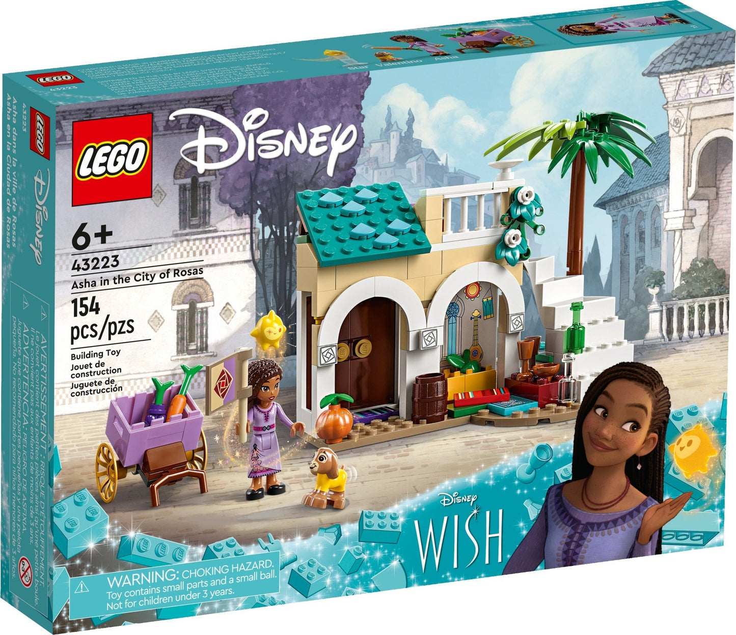 LEGO Disney Series 43223 Asha in the City of Rosas- Auzzi Store