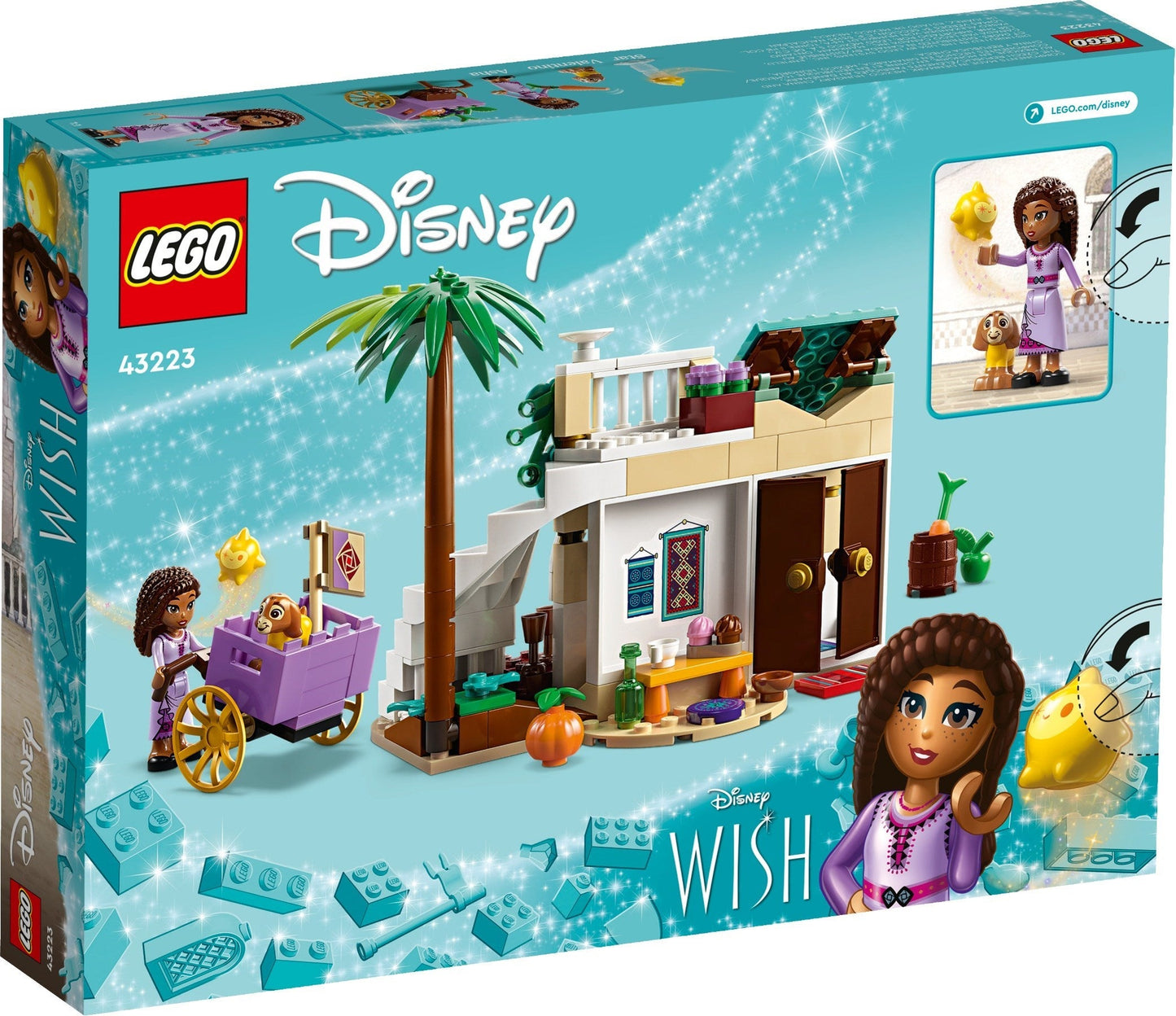 LEGO Disney Series 43223 Asha in the City of Rosas- Auzzi Store