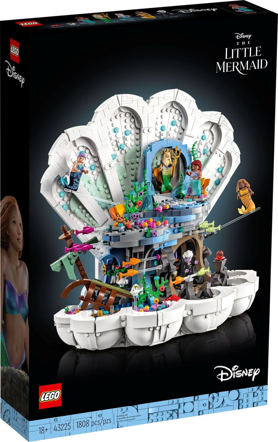 LEGO Disney Series 43225 The Little Mermaid Royal Clamshell- Auzzi Store