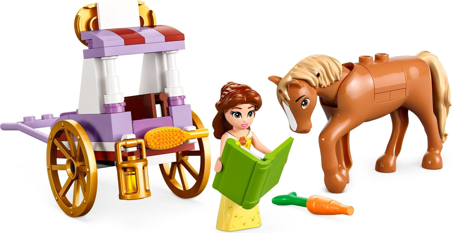 LEGO Disney Belle’s Storytime Horse Carriage 43233 - SuperSaverAU - view 2