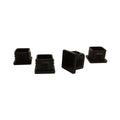 Surface Gard 22mm Black Square Plastic Internal Chair Tip 4 Pack - SuperSaverAU - view 1