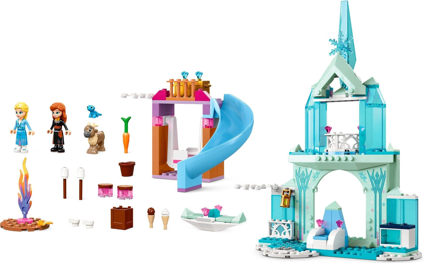 LEGO Disney Princess Series 43238 Elsa's Frozen Castle- Auzzi Store