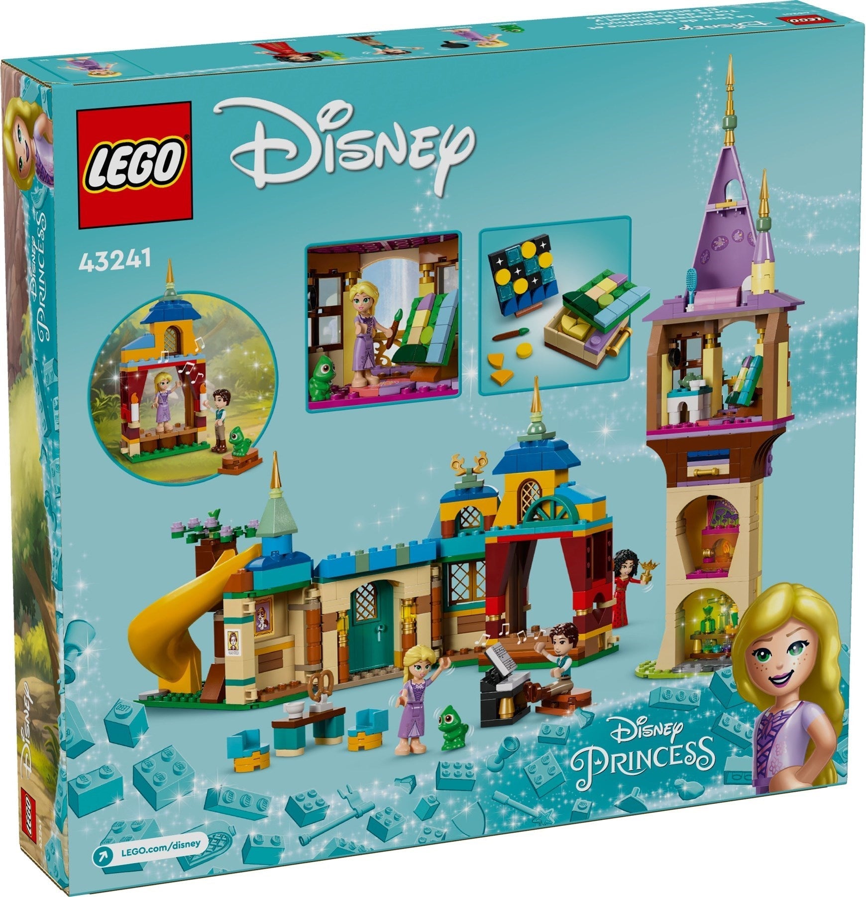 LEGO Disney Princess Series 43241 Rapunzel's Tower & The Snuggly Duckling- Auzzi Store