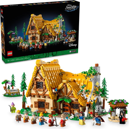LEGO Disney Series 43242 Snow White and the Seven Dwarfs' Cottage- Auzzi Store