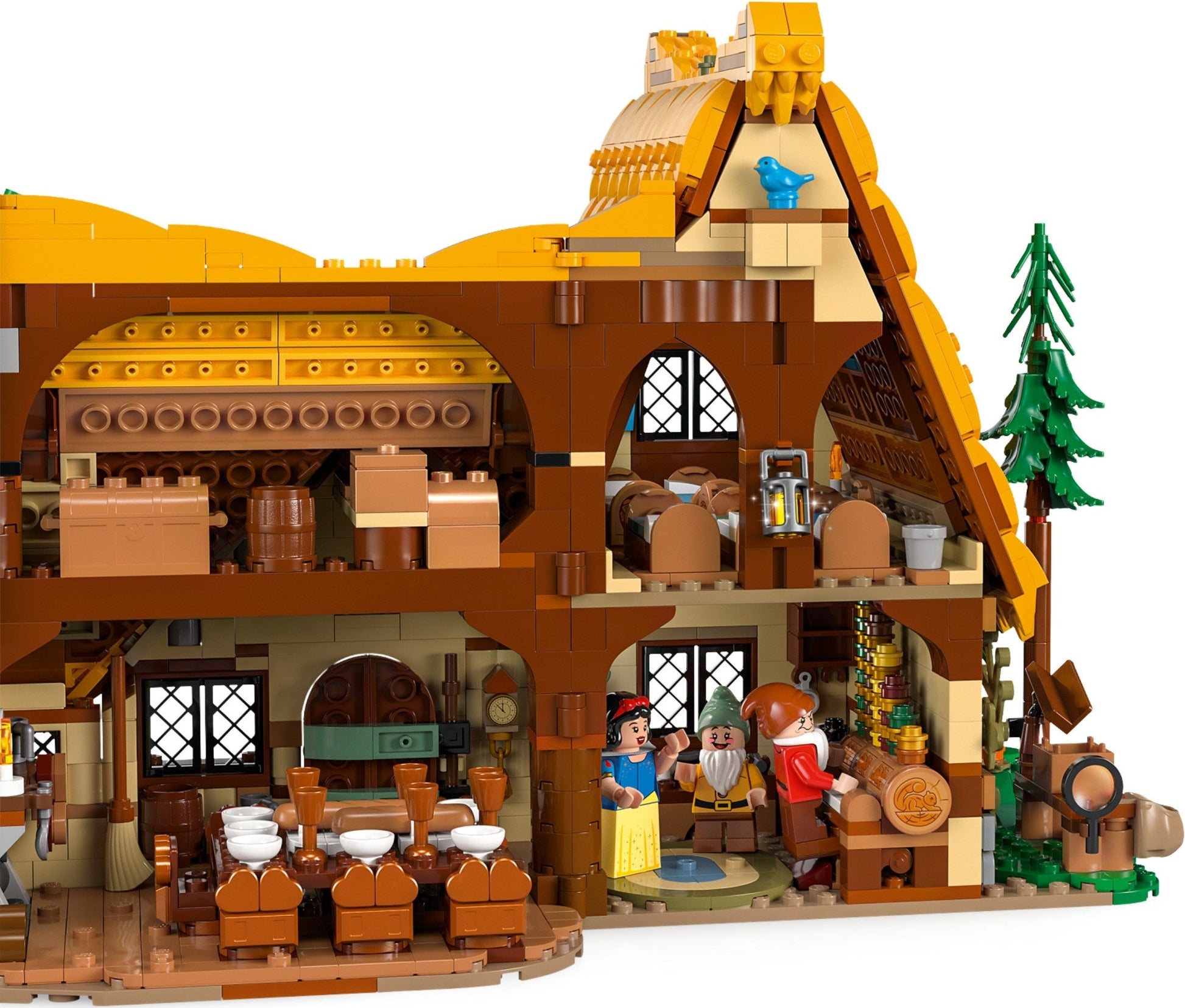 LEGO Disney Series 43242 Snow White and the Seven Dwarfs' Cottage- Auzzi Store