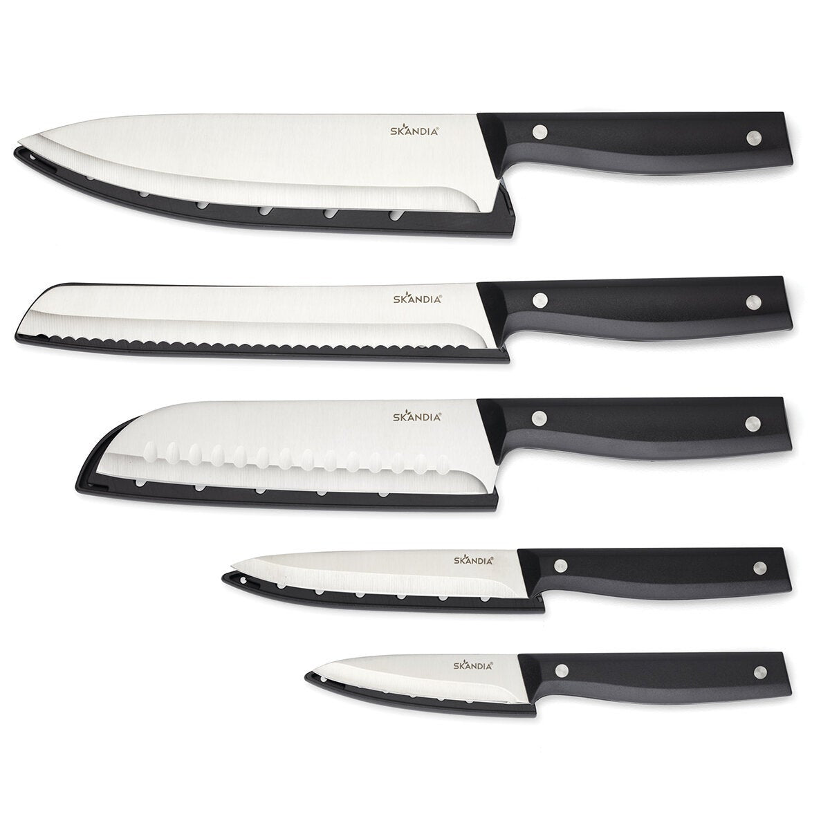 Hampton Forge Jasper German Steel Kitchen Knife Set 5 Piece Full Tang — image 2