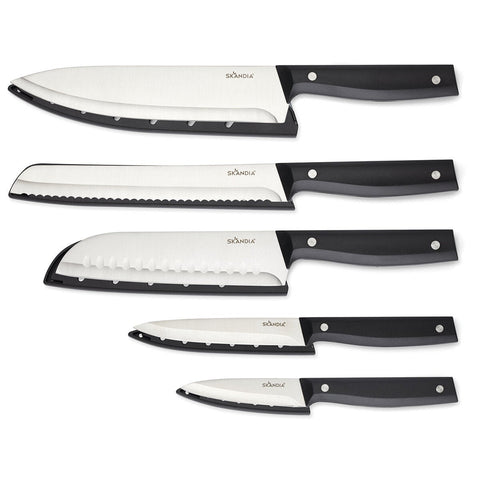 Hampton Forge Jasper German Steel Kitchen Knife Set 5 Piece Full Tang — image 2
