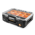 Toughbuilt Stacktech Organiser - 8 Deep Bins - 410mm x 185mm x 530mm - Durable Storage Solution - SuperSaverAU - view 1