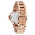 Tommy Hilfiger Lori Rose Gold Stainless Steel Black Dial Women's Watch