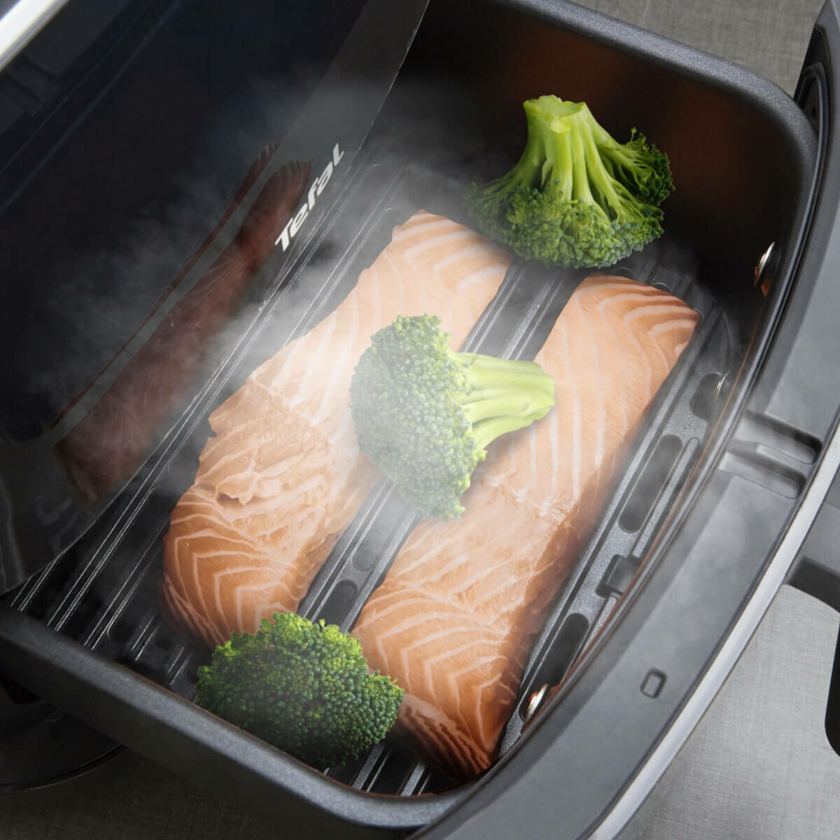 Tefal Easy Fry Grill and Steam XXL Air Fryer - Black and Stainless Steel, 7 Presets - FW2018