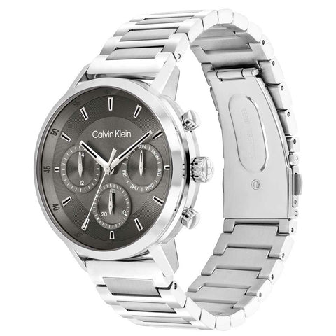 Calvin Klein Gauge Stainless Steel Grey Dial Men's Watch 25200493