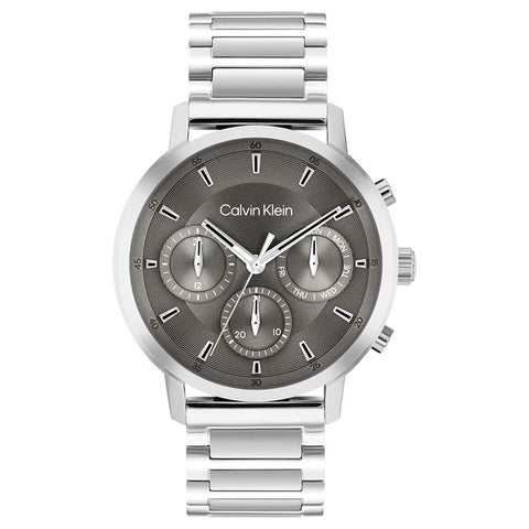 Calvin Klein Gauge Stainless Steel Grey Dial Men's Watch 25200493