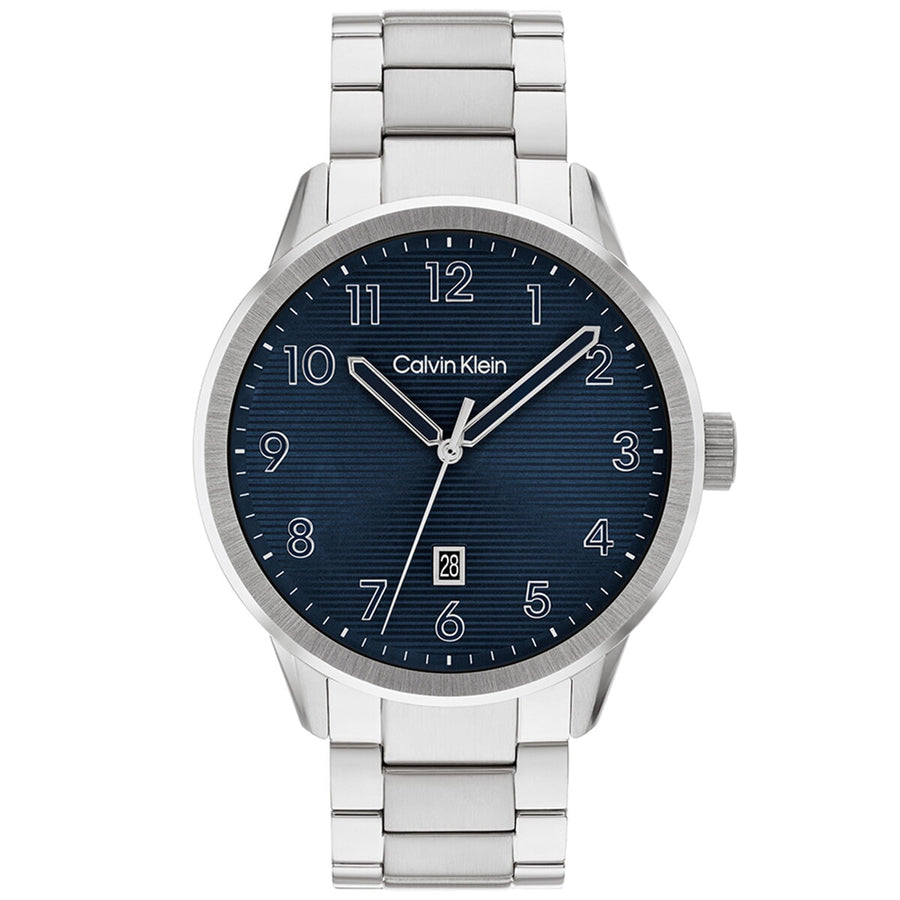 Calvin Klein Minimalistic Pilot Stainless Steel Blue Dial Men's Watch 25200515
