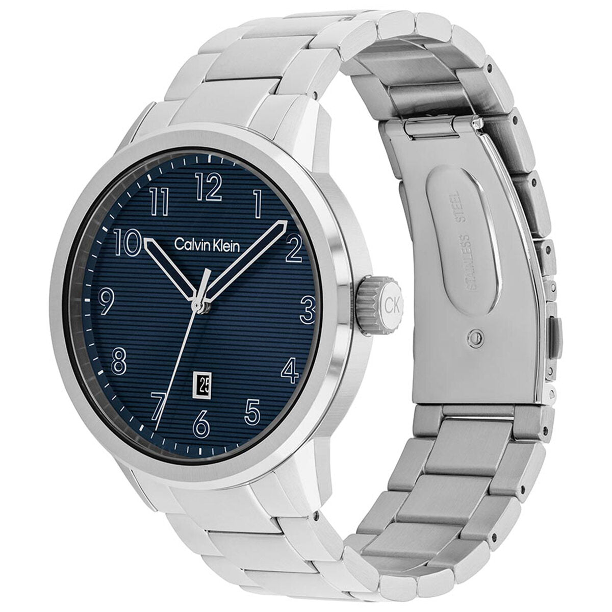 Calvin Klein Minimalistic Pilot Stainless Steel Blue Dial Men's Watch 25200515