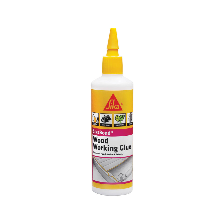 Sika SikaBond 500ml PVA Woodworking Glue - Dries Clear