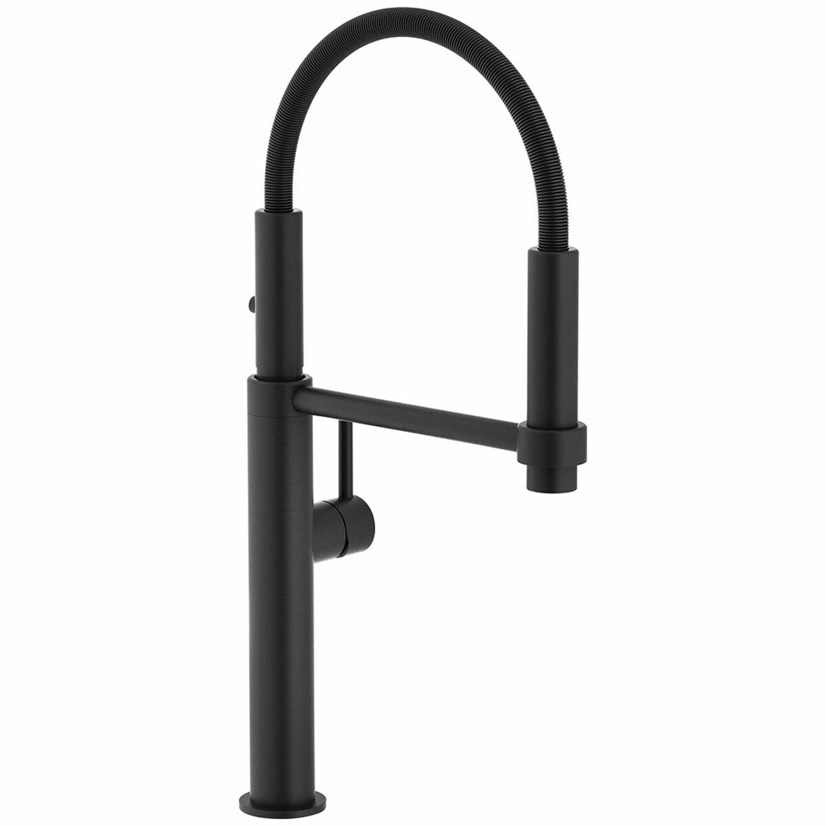 Franke Pull-Out Mixer Tap - Matte Black Brass Side Lever 5 Star WELS 5L/min - TA7360MB