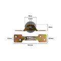 Rolltrak Steel Carriage & Brass Roller - Patio Door
