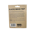 Plastic Mouse Trap 2 Pack - Reusable Indoor Outdoor Control - 48mm x 100mm - Black - SuperSaverAU - view 2