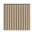 Artika Sonolok Sound Absorbing Slatted Wall Panel Kit Oak And Black