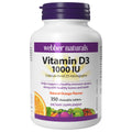 Webber Naturals Chewable Vitamin D3 1000IU 350 Tablets