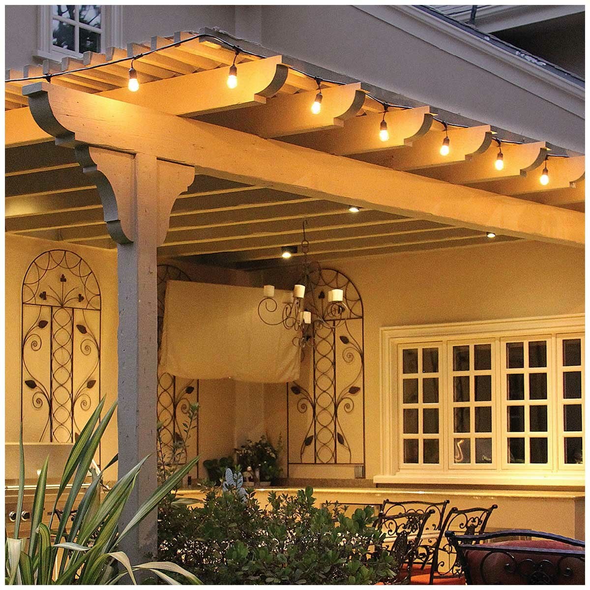 Feit Electric Weatherproof Outdoor String Lights 24 Bulbs LED Filament 14600mm — image 6