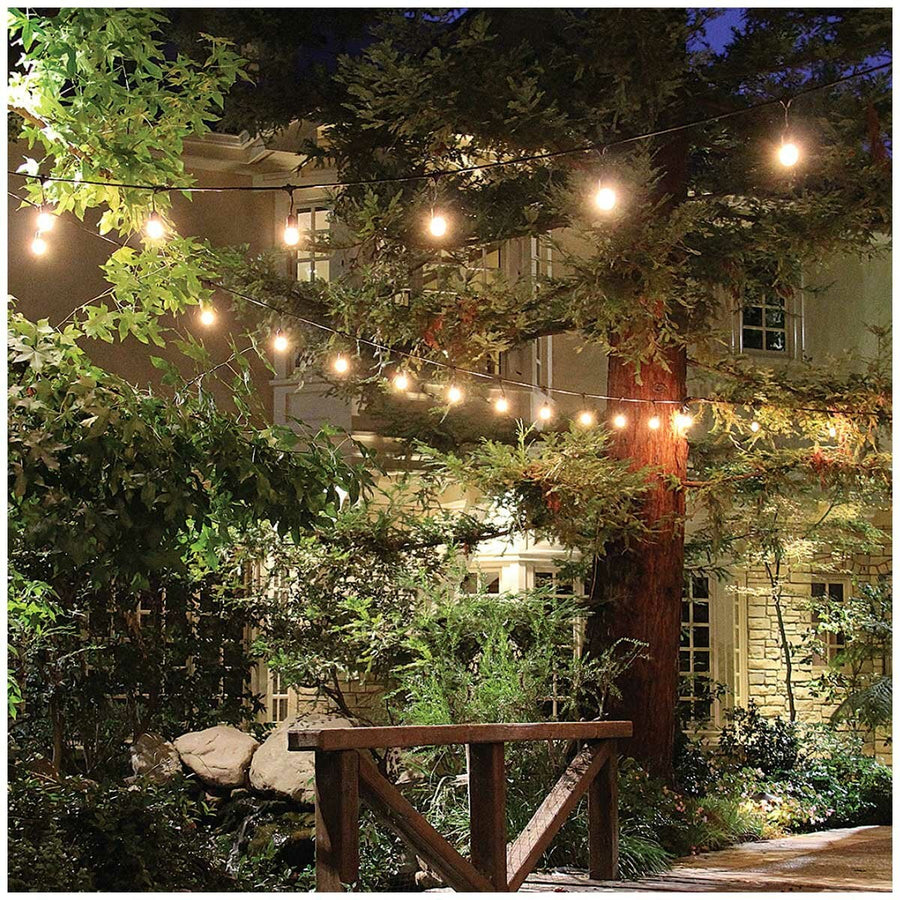 Feit Electric Weatherproof Outdoor String Lights 24 Bulbs LED Filament 14600mm