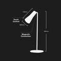 Verve Design 3 in 1 Lucian LED Lamp - 120mm x 365mm - White - Rechargeable - SuperSaverAU - view 5