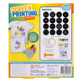 Boyle DIY Screen Printing Paint Kit with 5 Colours, Frame, Scraper & 16 Stencils