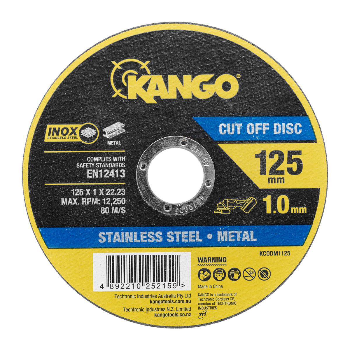 Kango Metal Cut Off Discs 125mm - 12 Pack - Inox-Free - Durable - SuperSaverAU - view 5