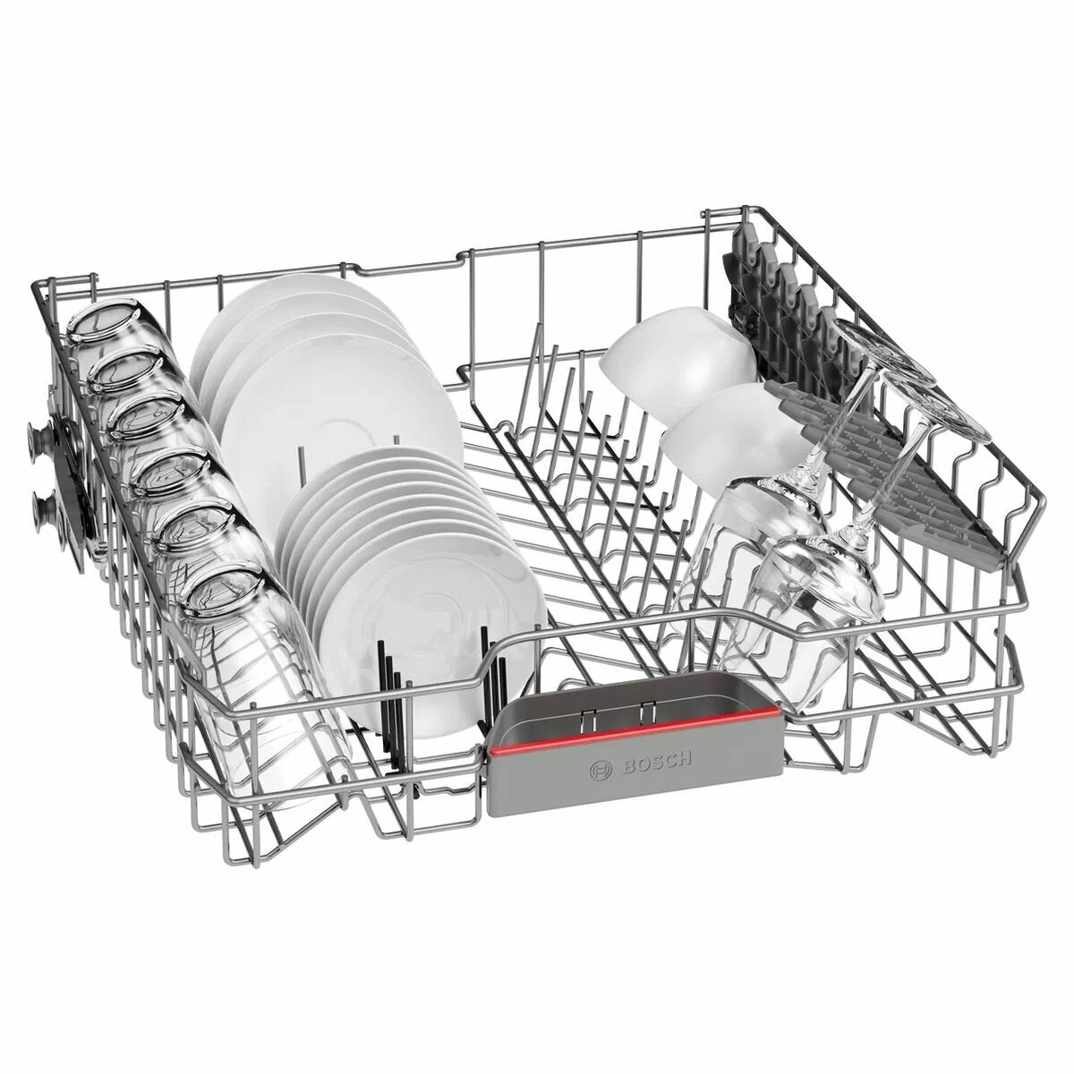 Bosch Series 4 60cm Freestanding Dishwasher - 14 Place Settings, Stainless Steel, VarioDrawer - SMS4HVI01A