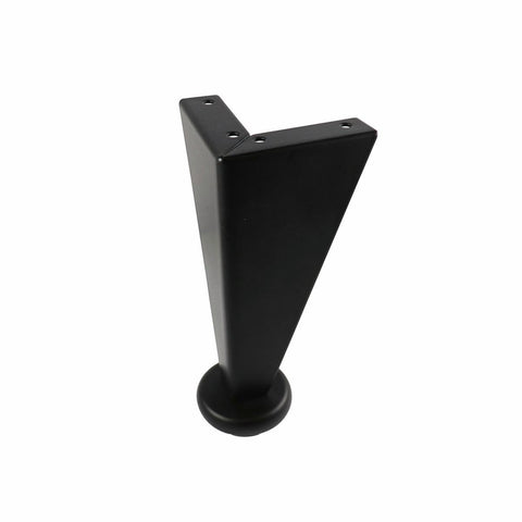 Adoored Furniture Leg Black - 150mm - Steel - Angled Design - SuperSaverAU - view 1