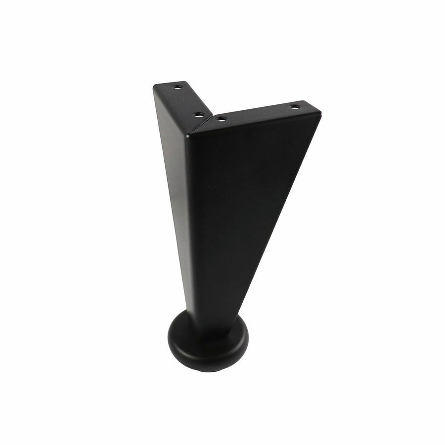 Adoored Furniture Leg Black - 150mm - Steel - Angled Design - SuperSaverAU - view 1
