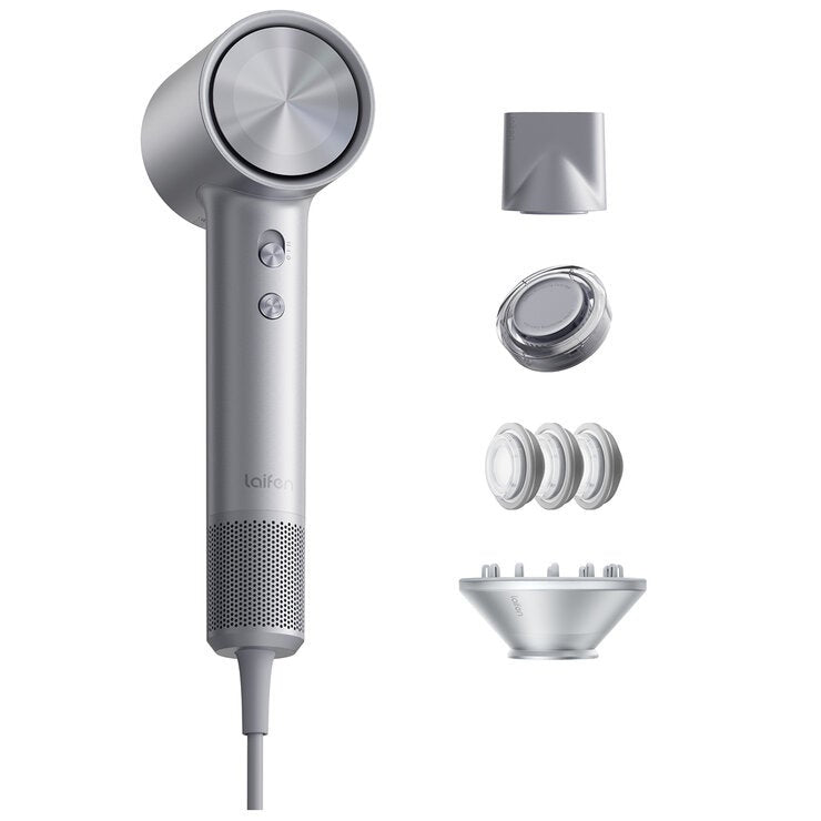Laifen Swift 4 Silver Fast Drying Hair Dryer with App Controlled Modes — image 2
