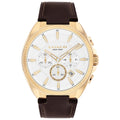 Coach Jackson Brown Leather Strap White Dial Men's Watch 14602746