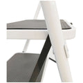 L.T. Williams 3 Step Ladder - White Powder Coated Steel - 150kg Load Capacity - 9756