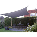 Marquee Rectangular Shade Sail 3 x 5m Charcoal HDPE 93% UV Block - SuperSaverAU - view 2