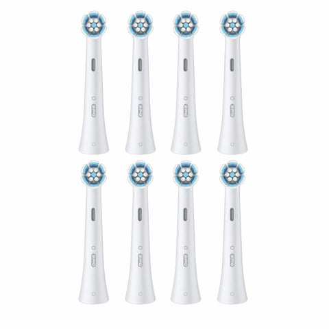 Oral-B iO Gentle Care Replacement Brush Heads White 8 Pack