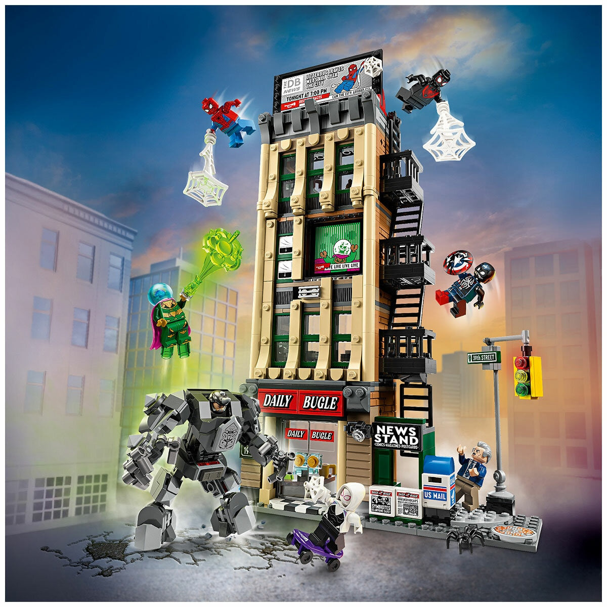 LEGO Marvel Spider-Man vs. Mysterio: The Daily Bugle 76342