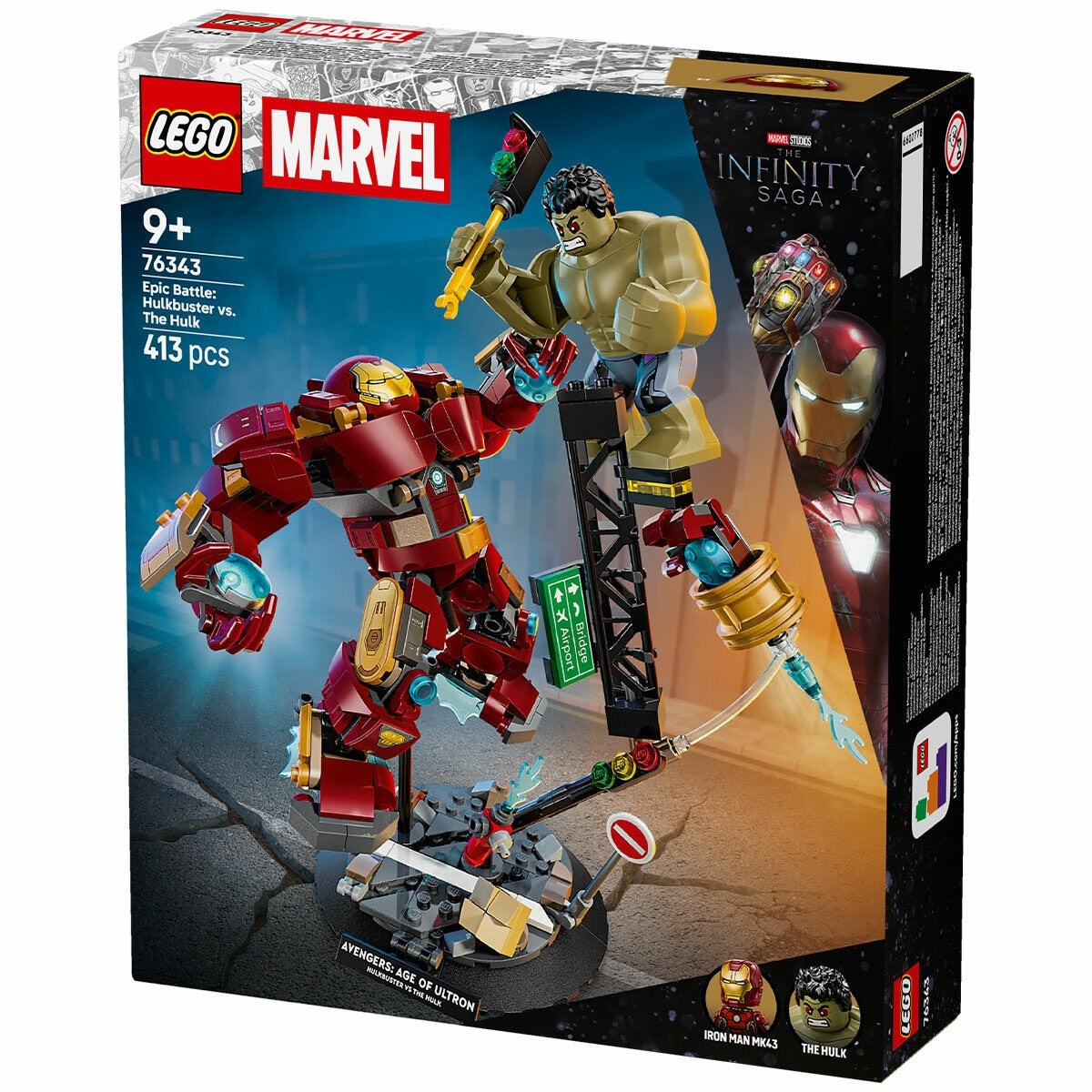 LEGO Marvel Epic Battle: Hulkbuster vs. The Hulk 76343