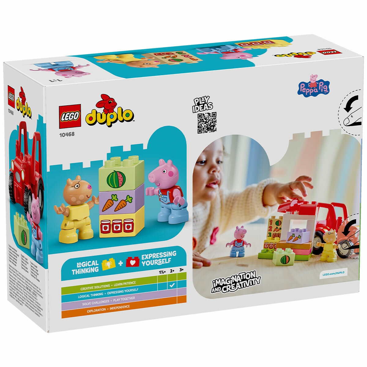 LEGO DUPLO Peppa Pig Tractor and Market 10468