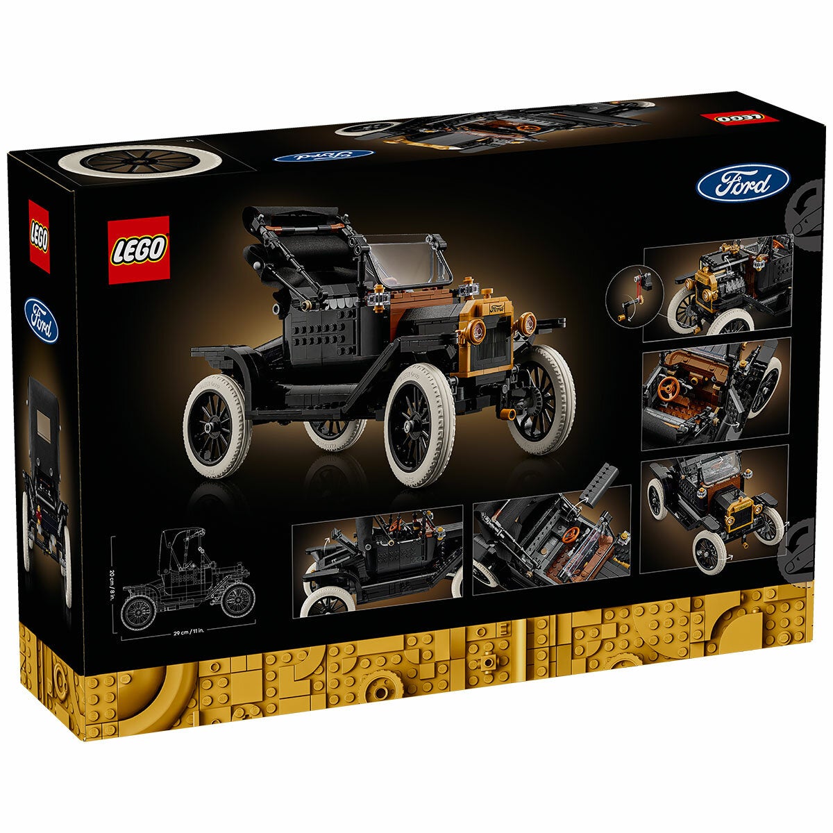 LEGO Ford Model T Icons Vintage Car Kit Collectible Display 11376 — image 5