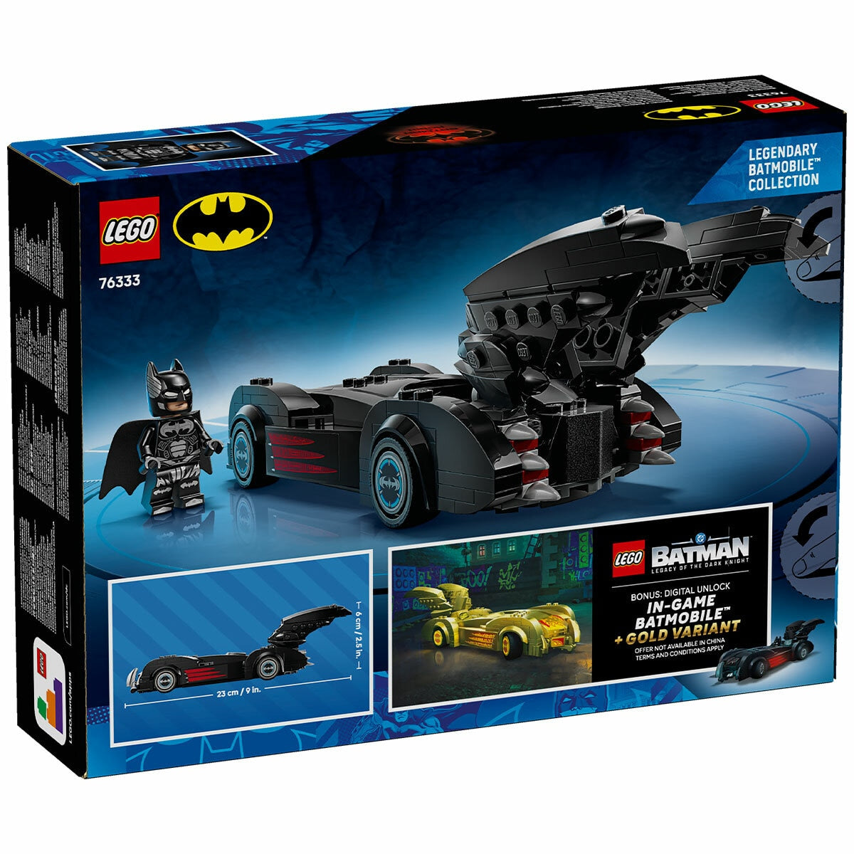 LEGO Super Heroes DC Batman and Robin Batmobile 76333